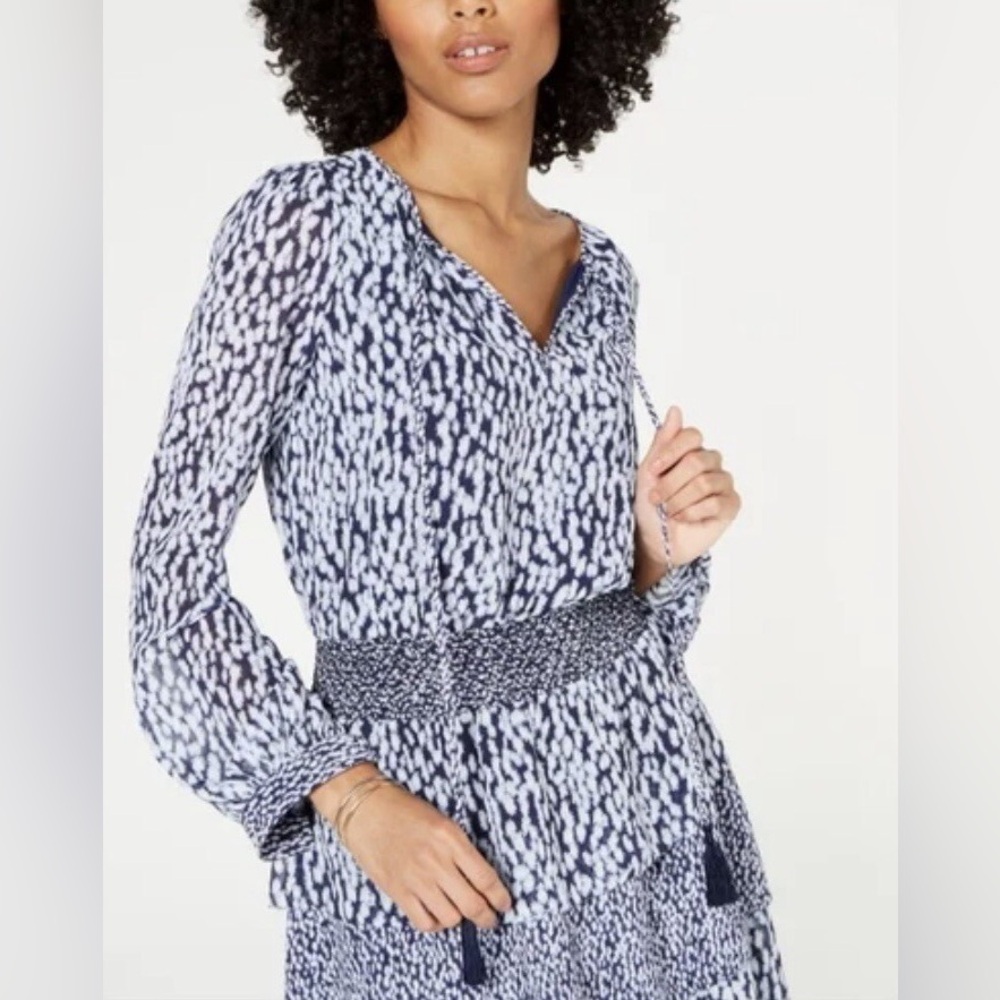 Michael Kors patterned mini dress